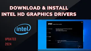 How To Download & Install Intel hd Graphics Driver For windows 10 / 11  in 2024