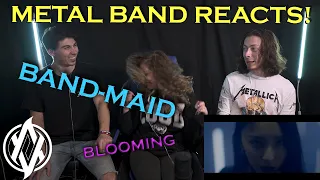 Band-Maid - Blooming REACTION | Metal Band Reacts! *REUPLOADED*