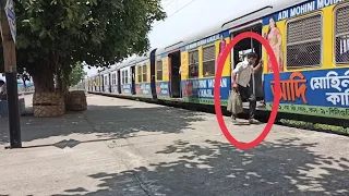 Bardhaman - Howrah Chord Line EMU Local arriving At Mirjapur-Bankipur station || Indian Railways