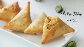 Chicken Tikka samosa || Ramadan 2020 || Asheescookbook