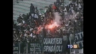 Scontri Ultras Lazio-Napoli 2001