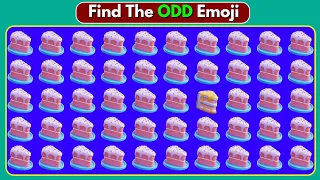 Emoji Puzzle For Genius - Emoji Quiz - Find the Odd Emoji out - Easy, Hard & Impossible Level