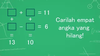 Teka-Teki Matematika - Seberapa Pandai Kamu? 95% Orang Gagal