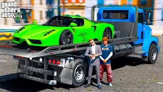 РЕАЛЬНАЯ ЖИЗНЬ В GTA 5 - НАШЕЛ ЗАБРОШЕННУЮ FERRARI ENZO В КАРЬЕРЕ! ВОССТАНАВЛИВАЮ ФЕРРАРИ! 🌊ВОТЕР