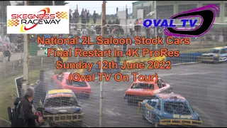 Skegness Raceway 2L Saloon Stock Car Final Part 2 4K ProRes 2022 (Oval TV On Tour)