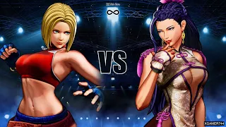 The King of Fighters XV - Blue Mary Vs. Luong (LEVEL 5)