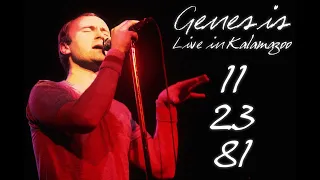 Genesis - Live in Kalamazoo - November 23rd, 1981