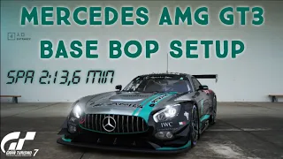 Gran Turismo 7 | GT7 Mercedes AMG GT3 Bop Base setup Spa 2:16,3min