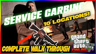 Complete Guide To Unlocking The Service Carbine GTA 5 Online (10 Locations Easy To Follow)