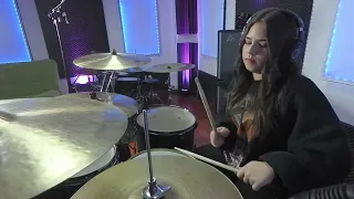 Alexandra Crisan | Sad But True - Metallica | ( drum cover )