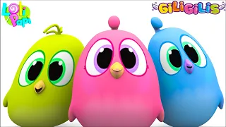 Giligilis - Kids Playground & Slide - Colorful Balls | Cartoons & Baby Songs | Lolipapi - Toddler