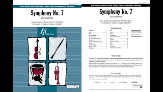 Symphony No.  7 (2nd Movement), by Ludwig van Beethoven / arr. Richard Meyer – Score & Sound
