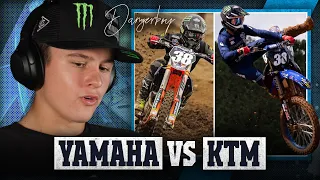 Dangerboy Haiden Deegan explains the difference between the Factory KTM and the Star Racing Yamaha