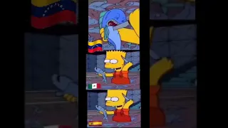 Bart con peces, En diferente países #venezula #mexico #españa #viral #fyp  #comedia #humor  #shorts