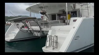 Tour of our hurricane damaged 2012 Lagoon 450 - Episode 4