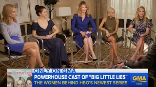 Big Little Lies Interview with Reese Witherspoon, Nicole Kidman, Shailene Woodley, Zoe K.& Laura D.