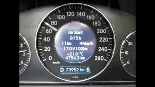 Mercedes Benz CLK 200 Sound and Acceleration 0 - 100