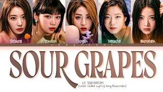 LE SSERAFIM Sour Grapes (OT5 Version) Lyrics (Color Coded Lyrics) | @briyonceee290