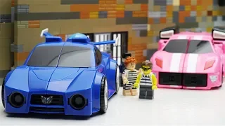 Miniforce Transformers Robot Animation! Slime Toys! Lego Prison Break & ATM Fail #BobToysreview