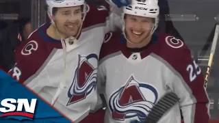 Avalanche's Logan O'Connor Completes First Career Hat Trick On Generous Assist From Nathan MacKinnon