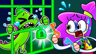 🍄☘️ Escape From The Color Prison Compilation 👑 Funny English for Kids!