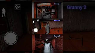 Granny V/S Granny 2 V/S Granny 3 | Jumpscare Battle In Nightmare Mode