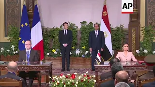 Macron presses Egypt on human rights during visit
