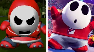 Mario Strikers Evolution of Shy Guy (2007 - 2022)