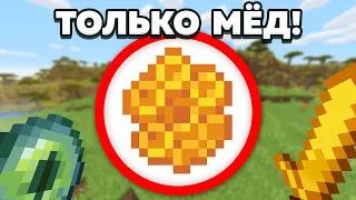 Как пройти майнкрафт используя только мёд?