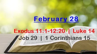 Bible Read Through   February 28