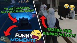 TO JEST NAGRODA DLA POLICJANTA ROKU? | TRZEBA POD BIURKO WEJŚĆ?! |😂GTARP😂| Funny Moments#333🔥