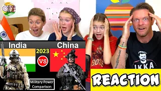 INDIA vs CHINA MILITARY POWER COMPARISON REACTION | #BigAReact