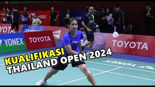 🔴KUALIFIKASI DAY 1 Thailand Open 2024, Siaran Langsung BWF LIVESCORE