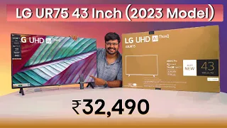 📺 LG UR7500 TV 4K Review: Unboxing & Smart Features with AI ThinQ, WebOS, Matter Support, Alexa! 💻