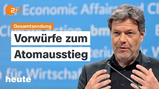 heute 19:00 Uhr vom 26.04.2024 Atomausstieg, Klimaschutzgesetz, Politbarometer