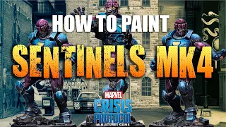 How to Paint the Sentinels from Marvel: Crisis Protocol