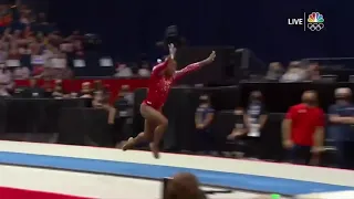 Simone Biles Vault 2 2021 Olympic Trials Day 2