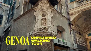 Exploring Genoa, Italy Walking Tour - 4K Dolby Vision