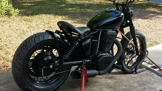 BOBBER BUILD Suzuki S40 Part 2