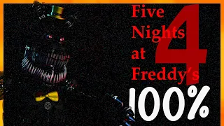 Five Nights at Freddy's 4 -  Full Game Walkthrough (No Commentary)