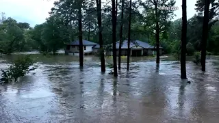 RAW VIDEO: Flooding in Conroe, TX