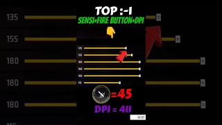 New Settings ⚙️ Sensitivity + Fire Button Size + Dpi 📲🎯 200 Sensitivity Best Settings In Free Fire