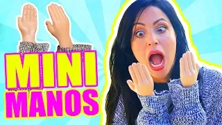 QUÉ PUEDO HACER con MANOS MINIATURA?! RETO MANOS PEQUEñAS - TINY HANDS Challenge - SandraCiresArt