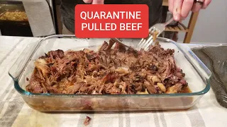 Smoked Pulled Beef (WEBER SMOKEY MOUNTAIN)