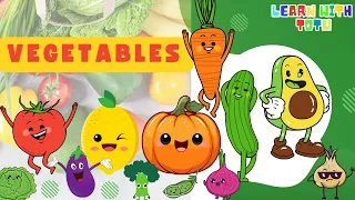 Vegetables for Kids with Pictures - Educational Video for Preschoolers @LearnwithTotu