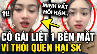 Cô gái xinh đẹp LIỆT NỬA MẶT tha thiết cảnh báo vì THÓI QUEN nhiều người mắc phải | Tin 3 Phút