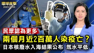 日本核處理水排放首批結果，氚水平低；南航乘務員4米高機艙跌落，送醫搶救；研究：中共防疫解封後，近200萬人病亡；2024台灣大選臨近，在野談整合，民進黨推動幸福農業【 #環球直擊 】｜ #新唐人電視台