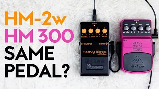 Boss HM-2 Waza Craft vs Behringer HM300 - Do they sound the same?