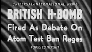 British Nuclear Testing  [ Hydrogen Bomb ]  at Christmas Island