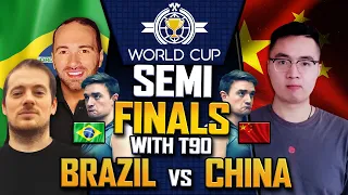 China vs Brazil | World Cup Semi Final w/ T90